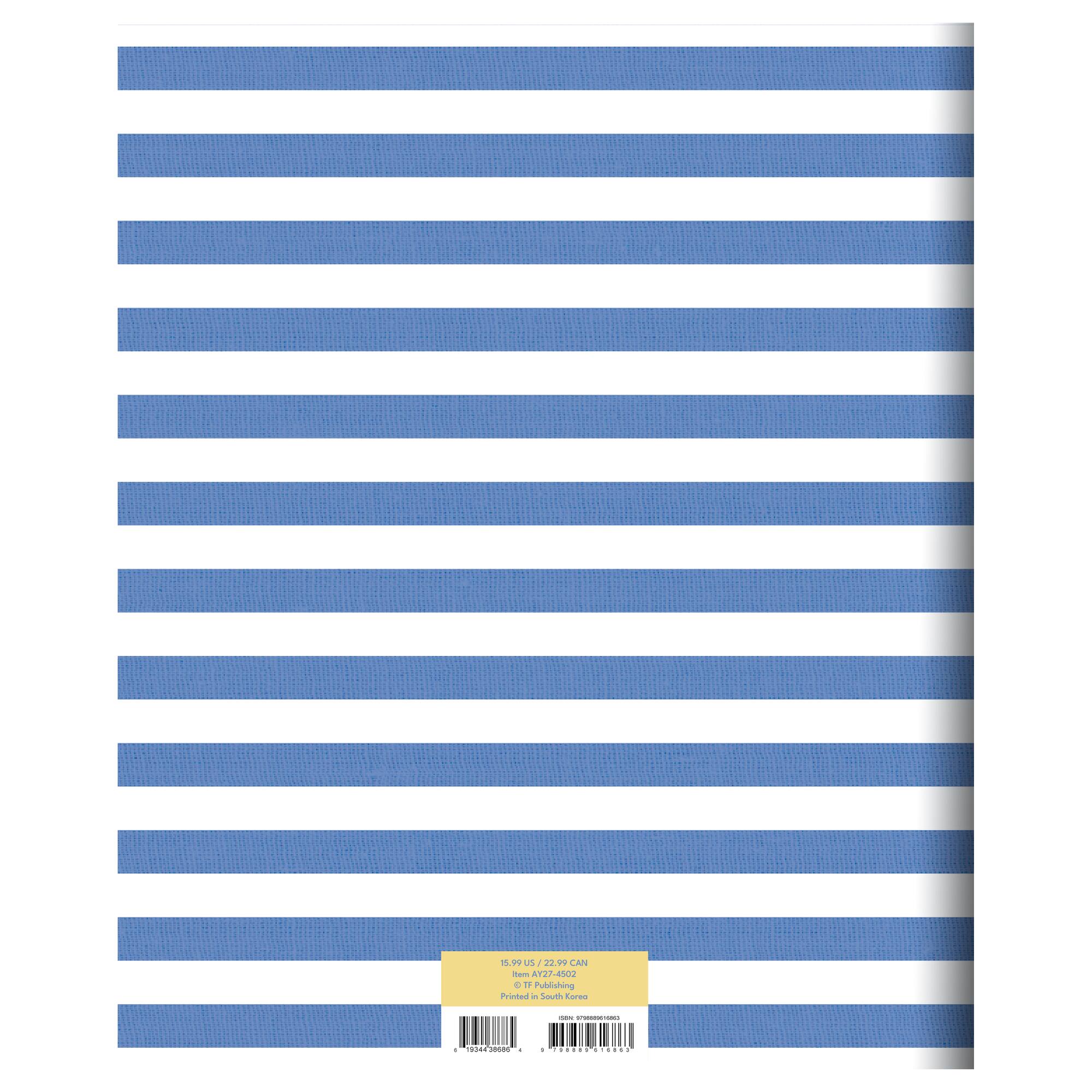TF Publishing Large 2026-27 Linen Lines Monthly Planner